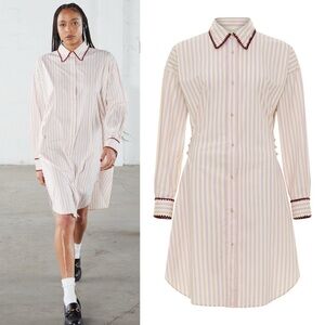 NWT Carolina K Luca Shirt Dress Striped XS